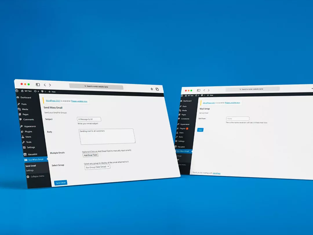 Mass email software